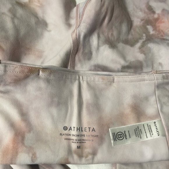 Athleta Elation 7/8 Tight - Snow Dye - Picture 2 of 3